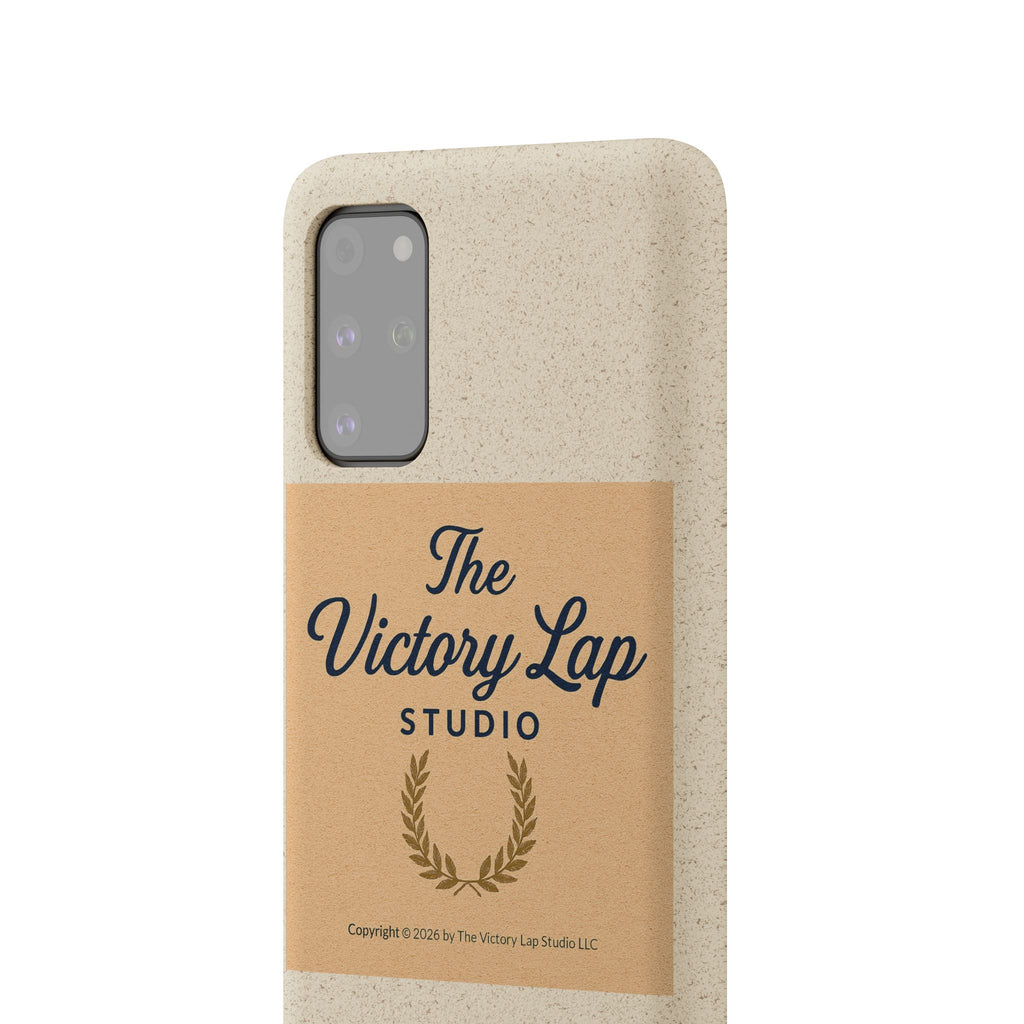 Biodegradable Phone Case — "The Victory Lap Studio" Eco-Friendly Protective Cover