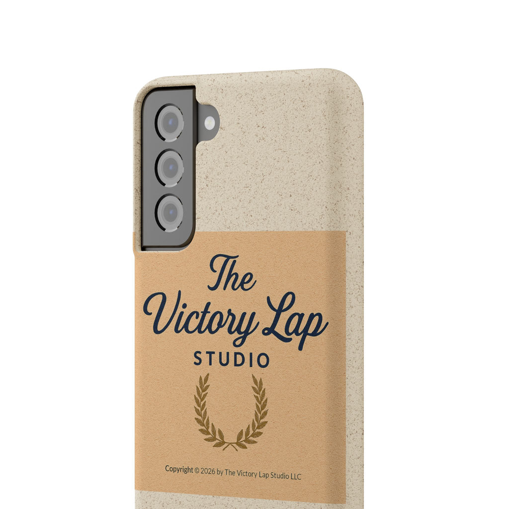 Biodegradable Phone Case — "The Victory Lap Studio" Eco-Friendly Protective Cover