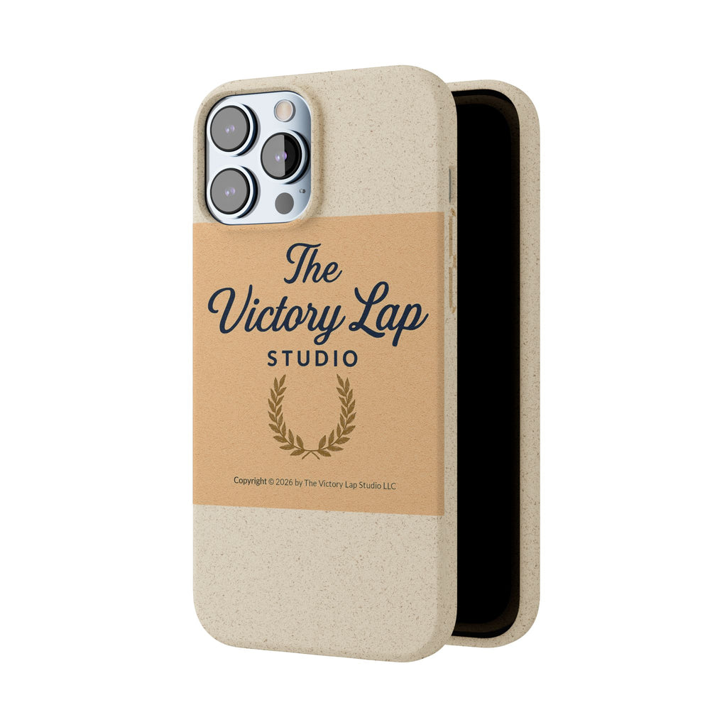 Biodegradable Phone Case — "The Victory Lap Studio" Eco-Friendly Protective Cover
