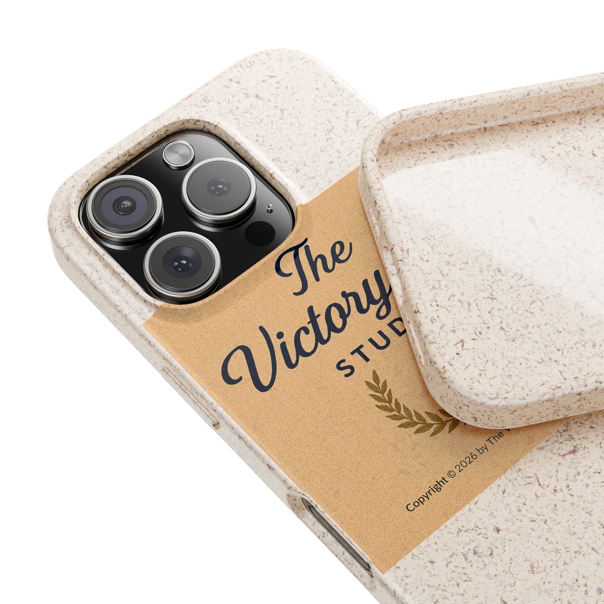 Biodegradable Phone Case — "The Victory Lap Studio" Eco-Friendly Protective Cover