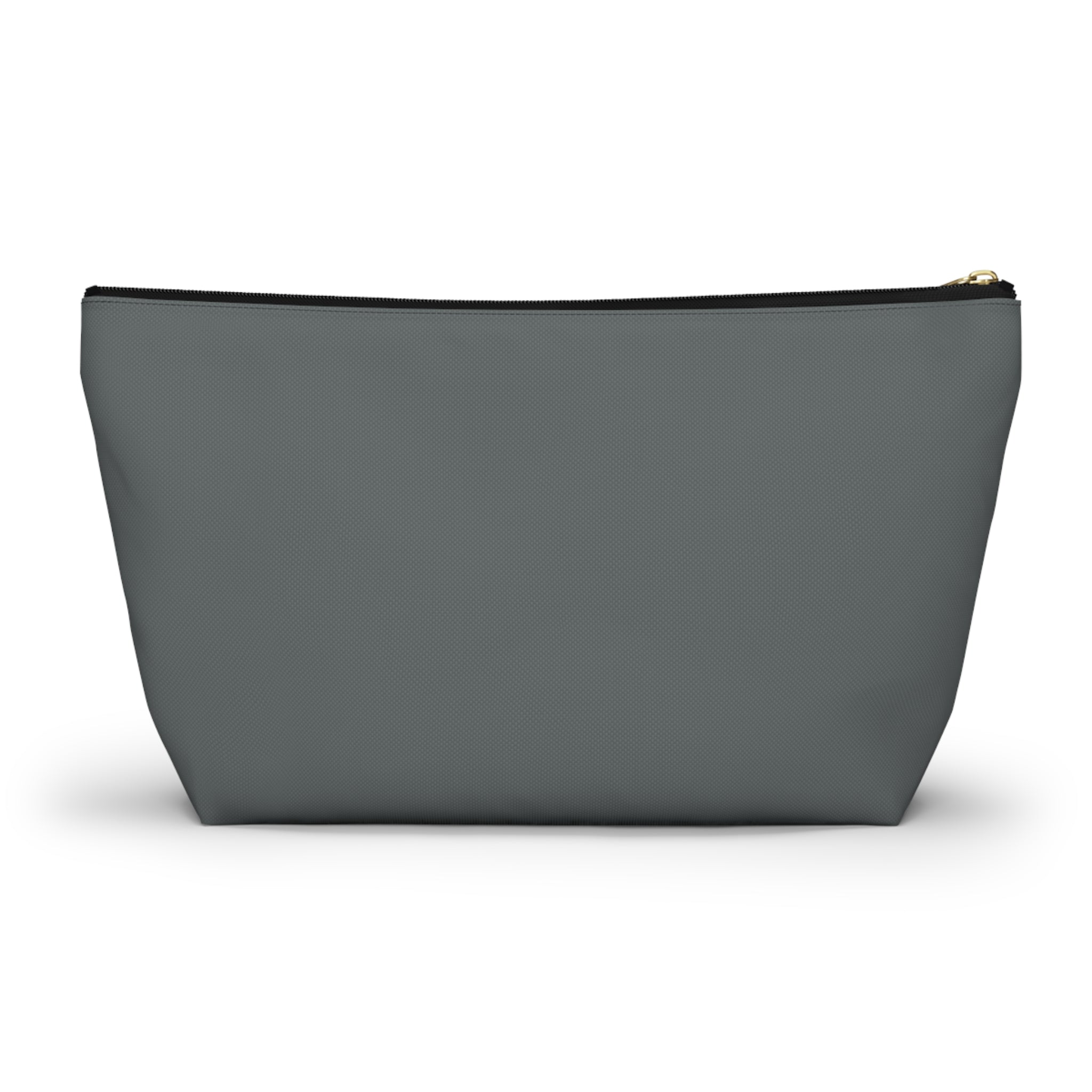 The Victory Lap Studio Accessory Pouch — Zippered T‑Bottom Makeup & Travel Bag