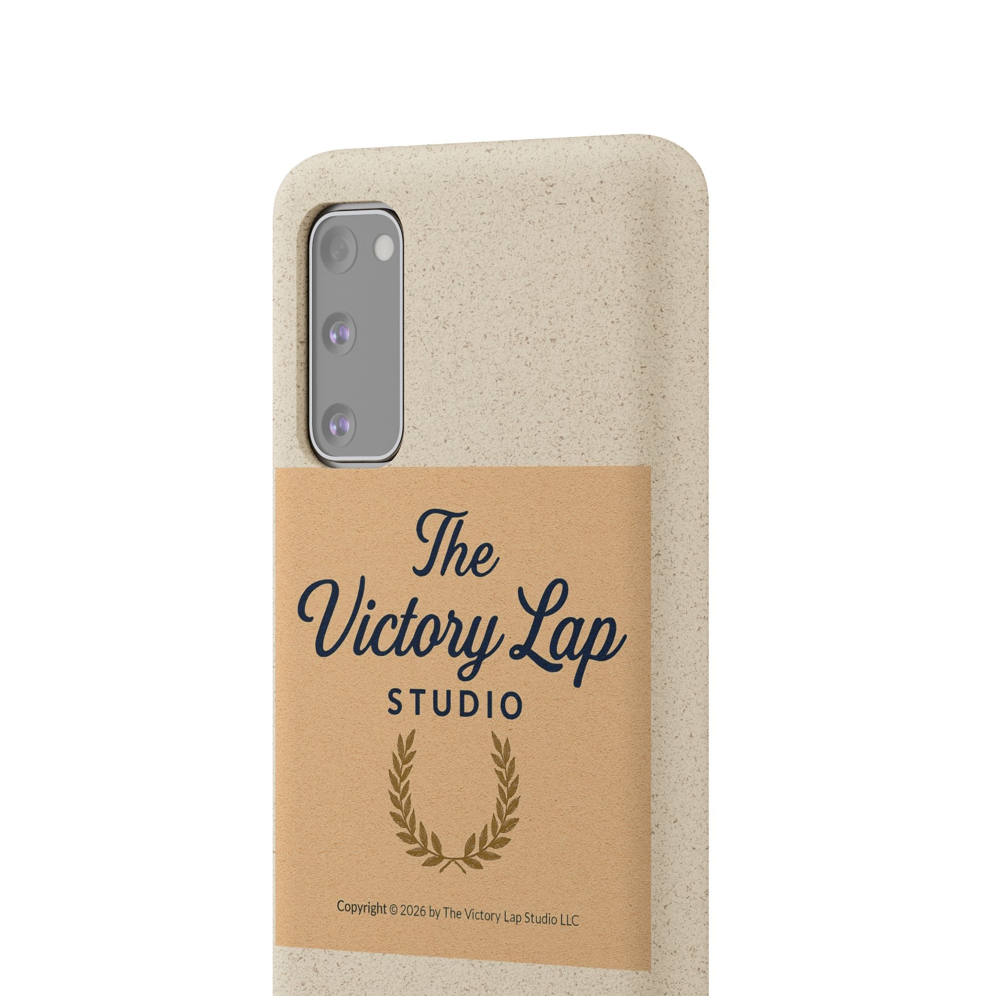 Biodegradable Phone Case — "The Victory Lap Studio" Eco-Friendly Protective Cover