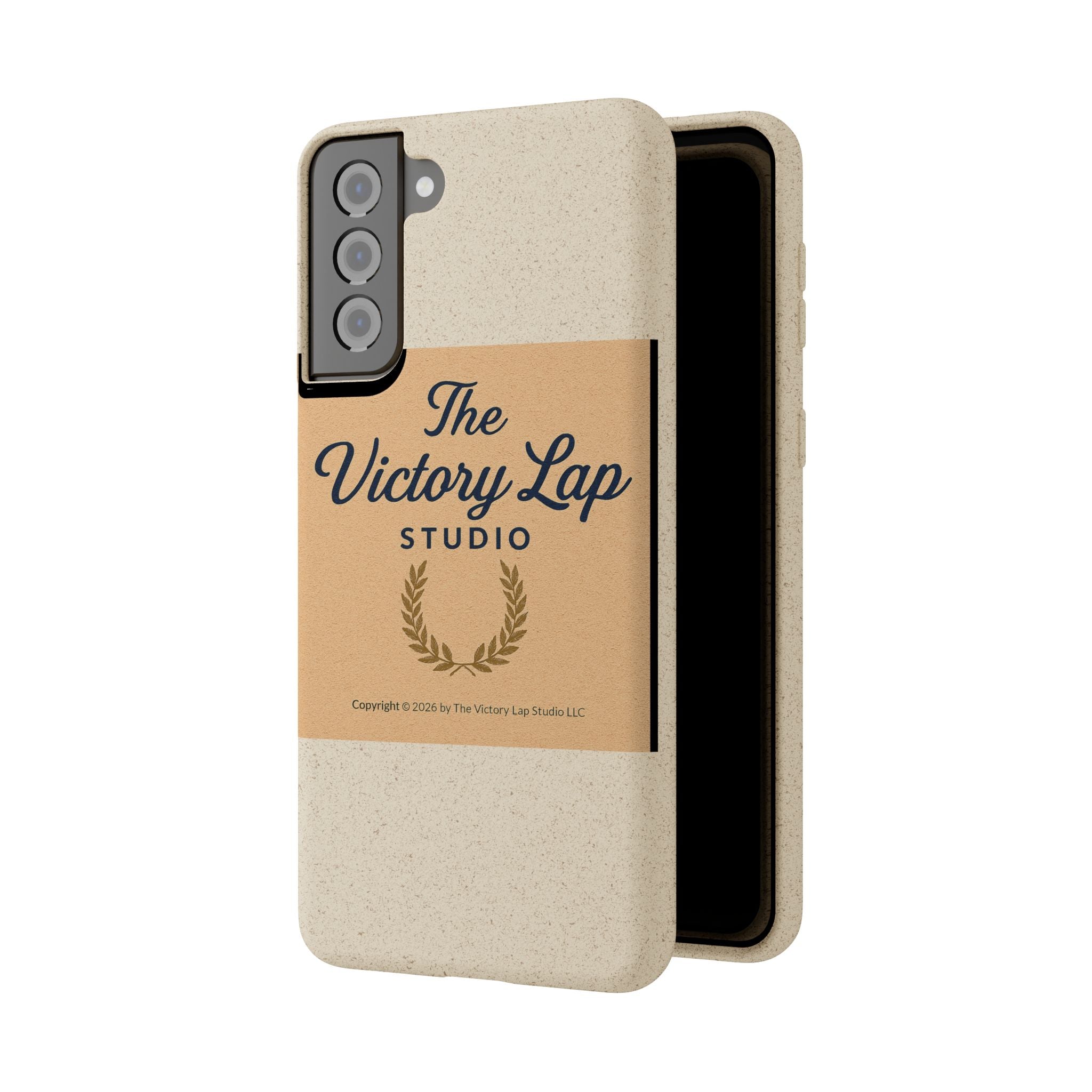 Biodegradable Phone Case — "The Victory Lap Studio" Eco-Friendly Protective Cover