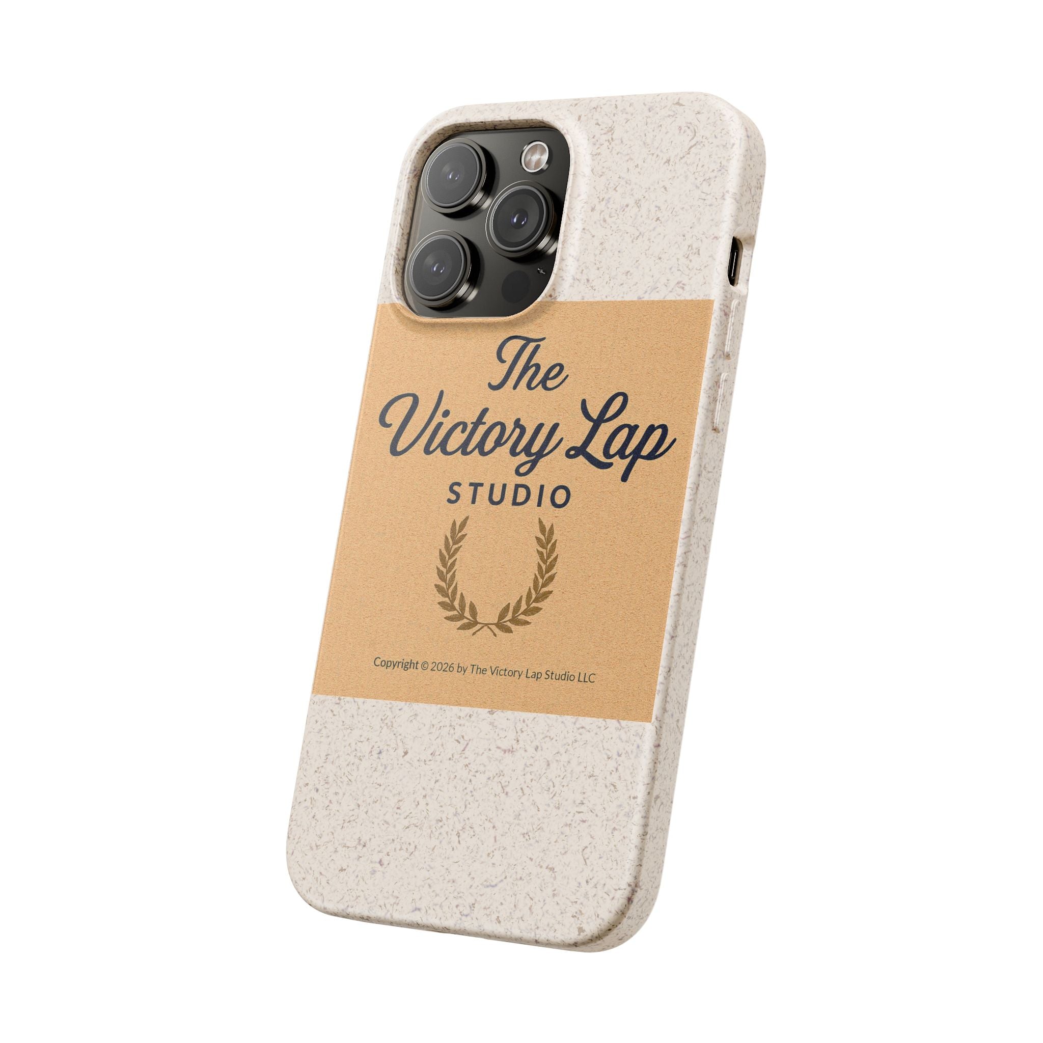 Biodegradable Phone Case — "The Victory Lap Studio" Eco-Friendly Protective Cover