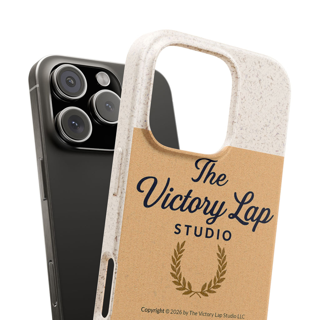 Biodegradable Phone Case — "The Victory Lap Studio" Eco-Friendly Protective Cover