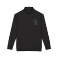The Victory Lap Studio Anointed Threads Embroidered -Quarter-Zip Fleece Pullover