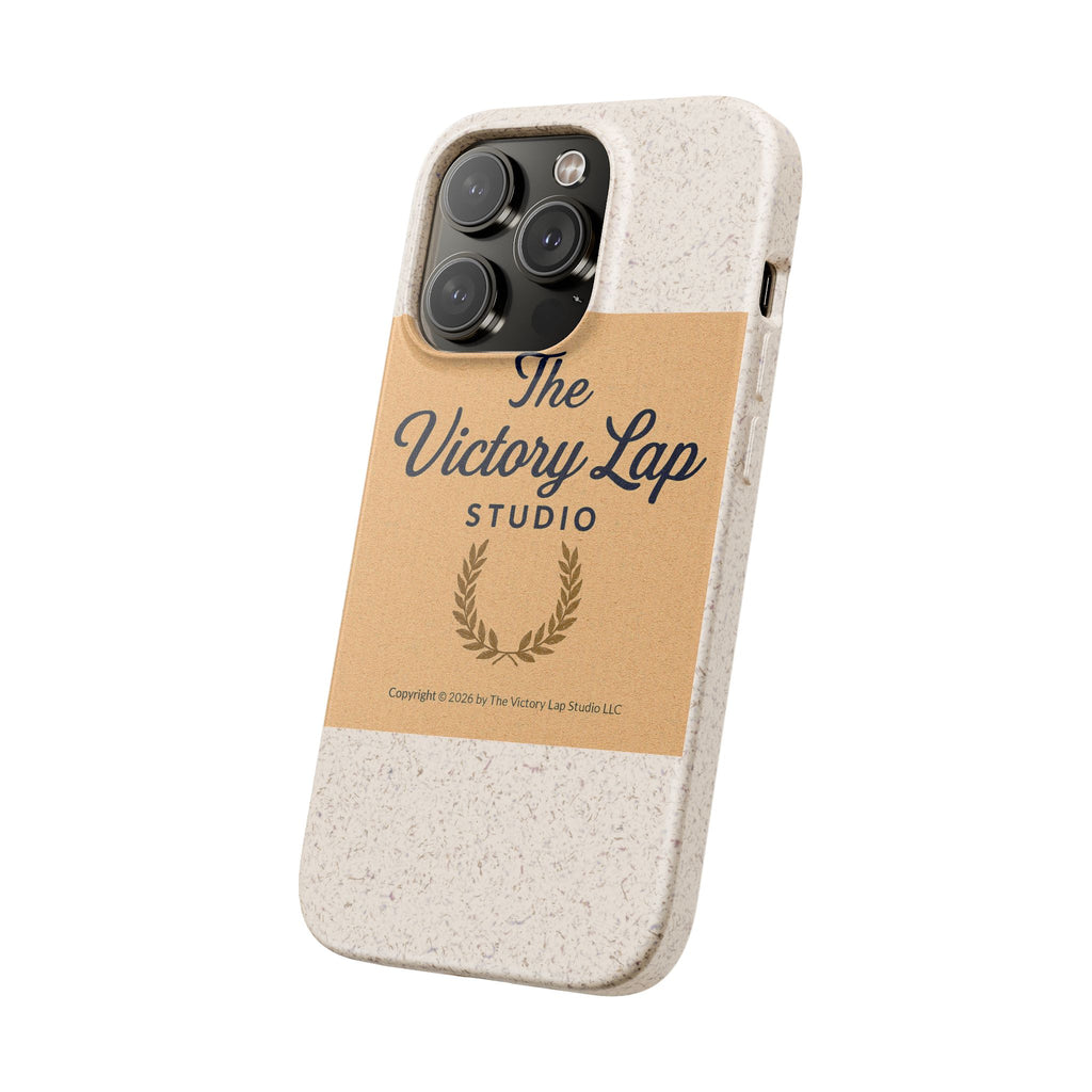 Biodegradable Phone Case — "The Victory Lap Studio" Eco-Friendly Protective Cover