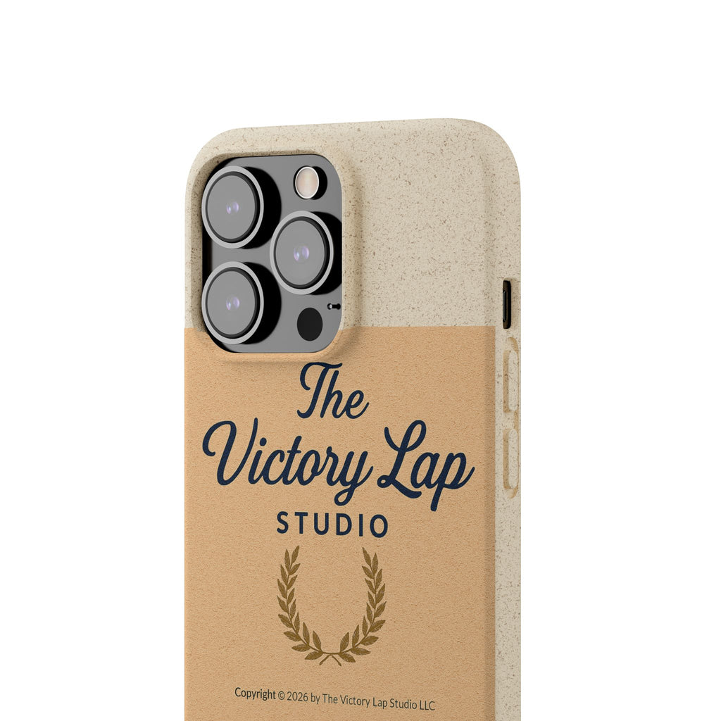 Biodegradable Phone Case — "The Victory Lap Studio" Eco-Friendly Protective Cover