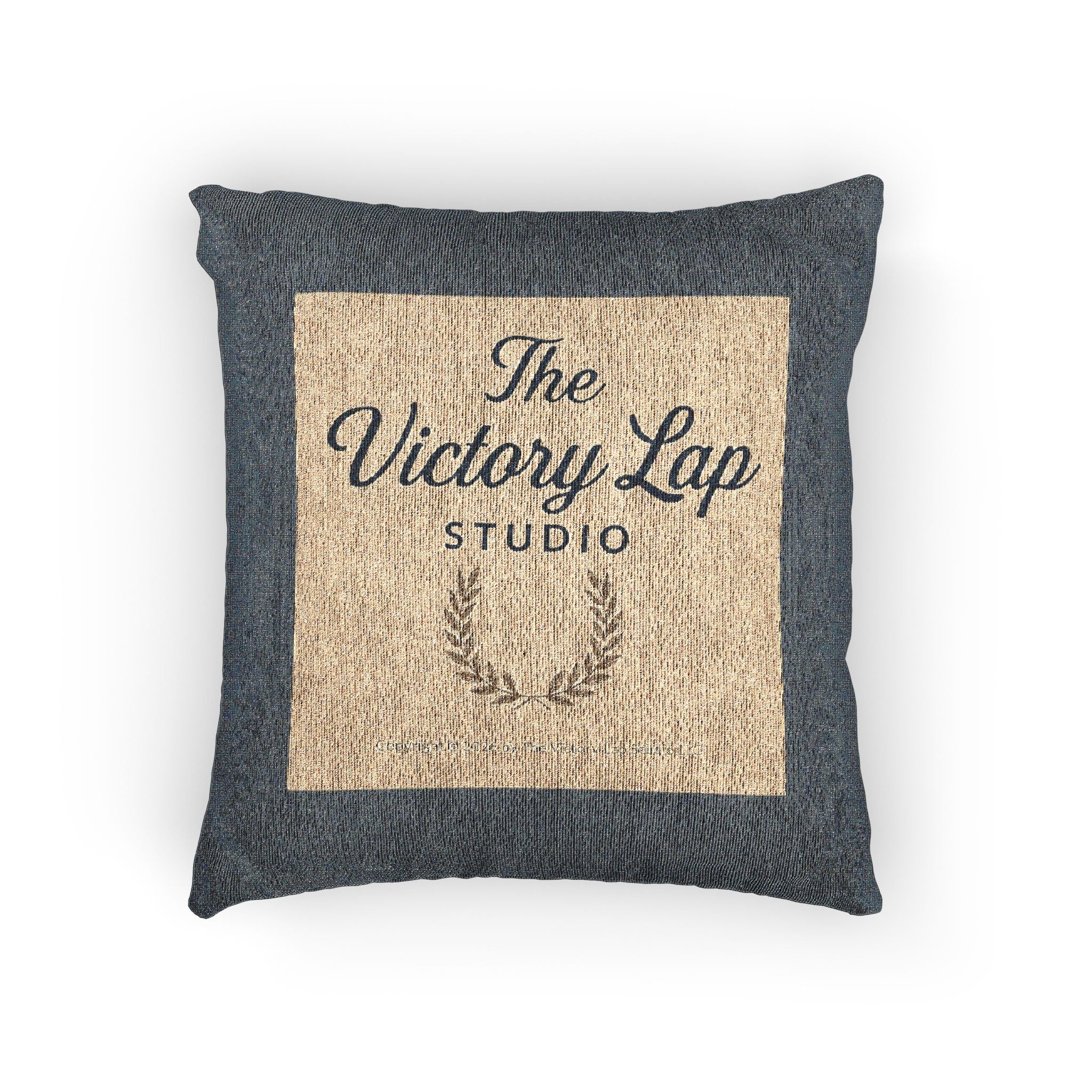 The Victory Lap Studio- Vintage Woven Pillow