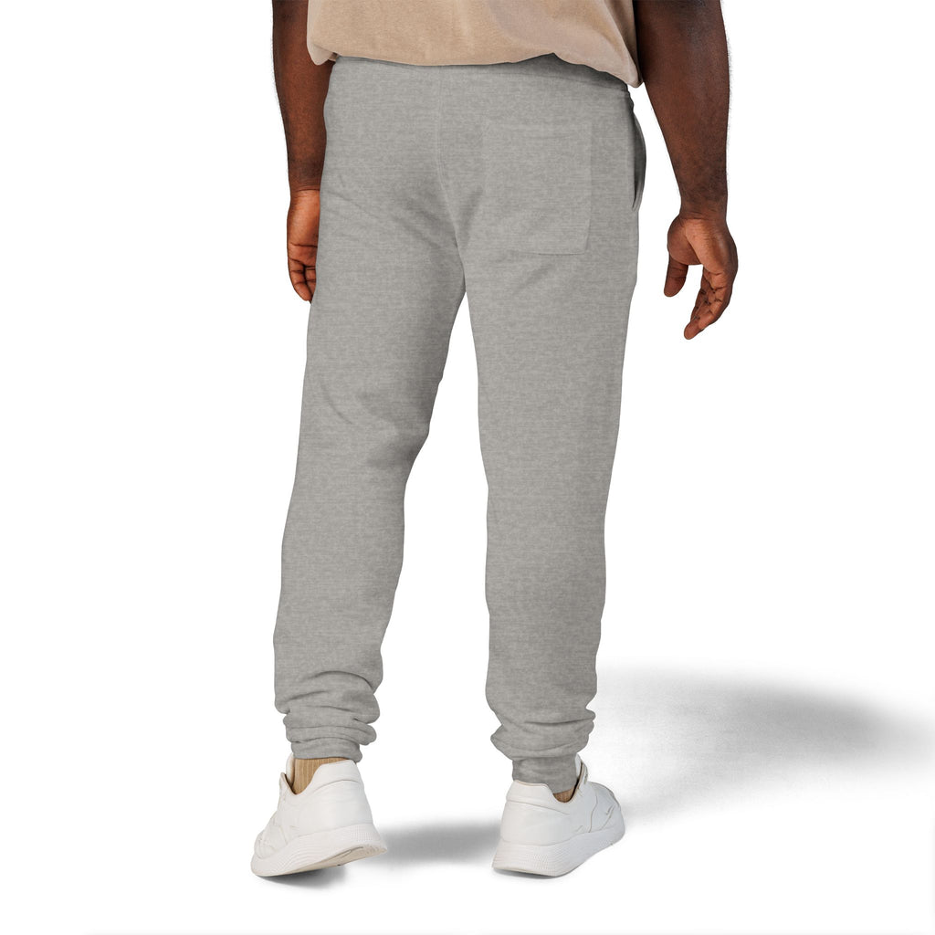 The Victory Lap Studio Anointed Threads-Embroidered Olive Green Sweatpants — Eco Plant Graphic Joggers