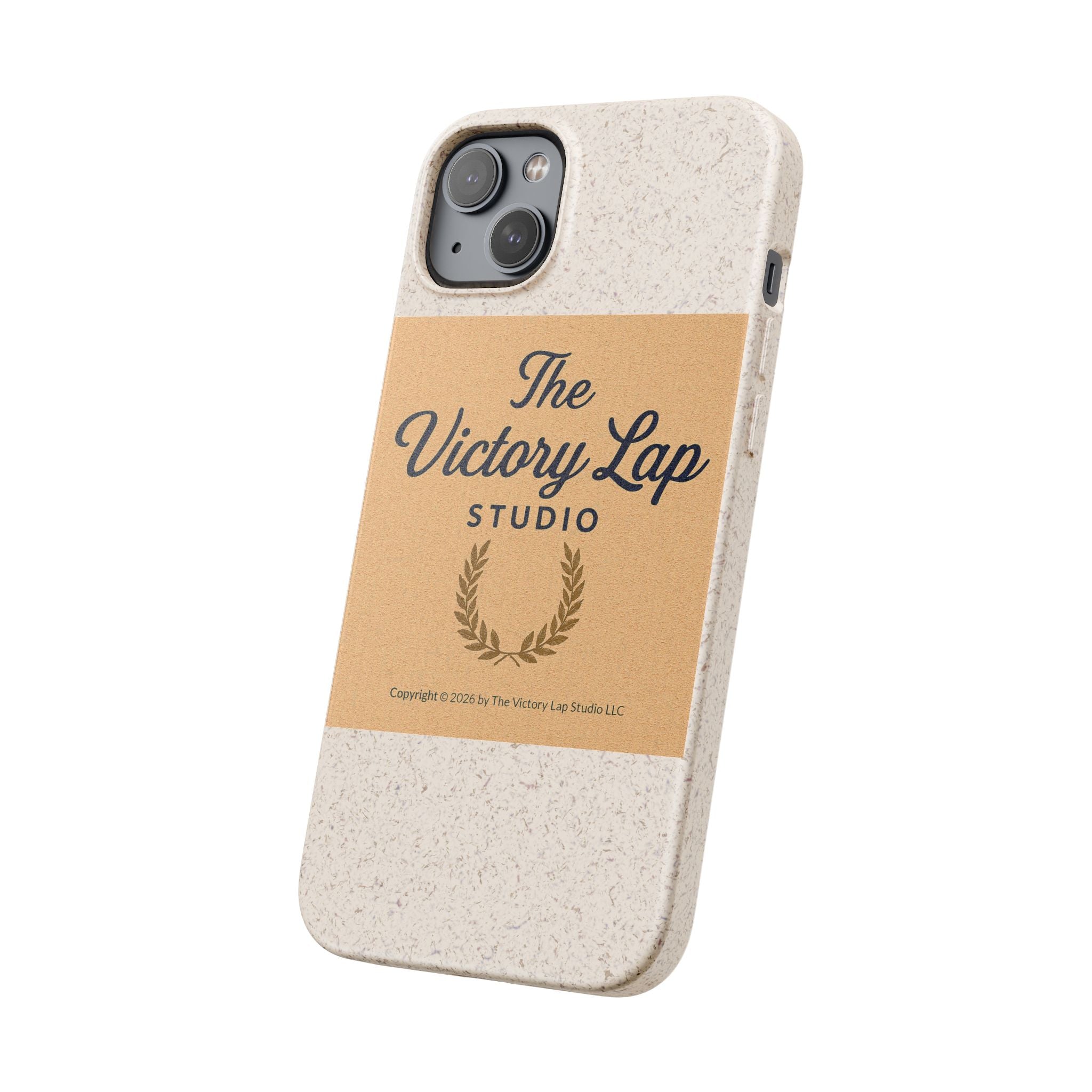 Biodegradable Phone Case — "The Victory Lap Studio" Eco-Friendly Protective Cover