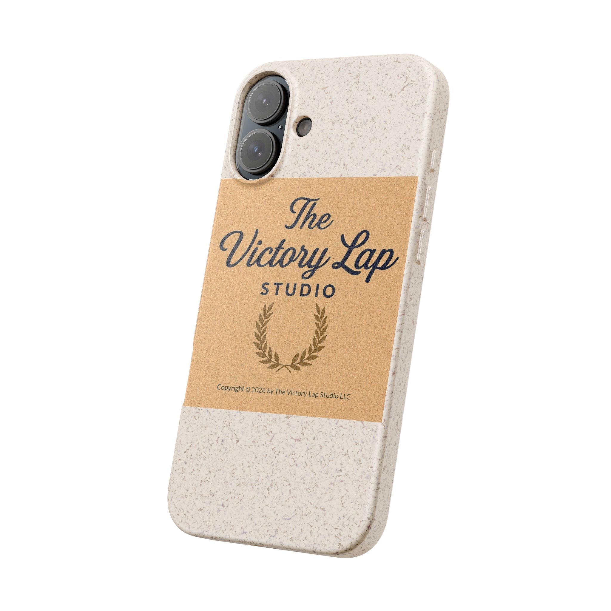 Biodegradable Phone Case — "The Victory Lap Studio" Eco-Friendly Protective Cover