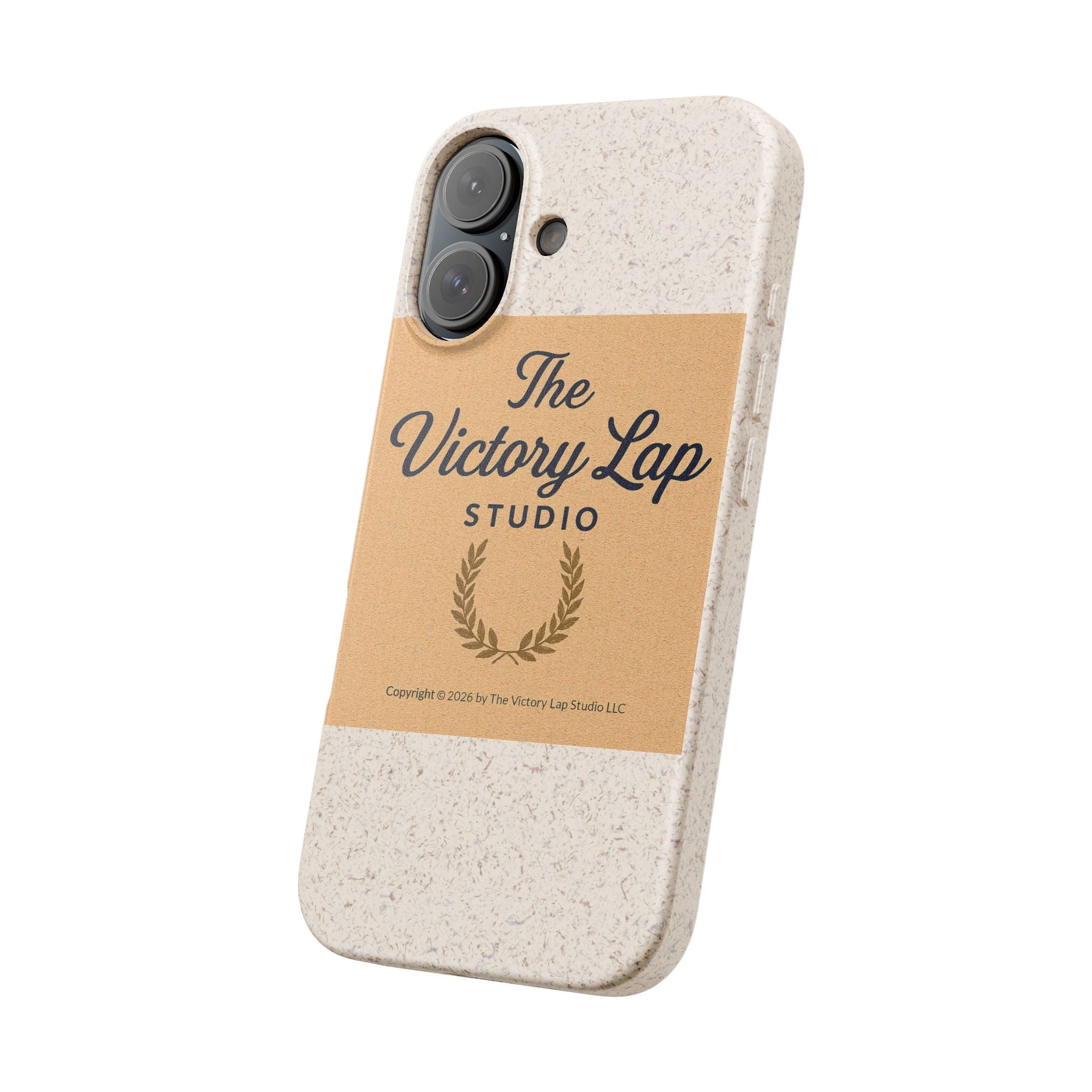 Biodegradable Phone Case — "The Victory Lap Studio" Eco-Friendly Protective Cover