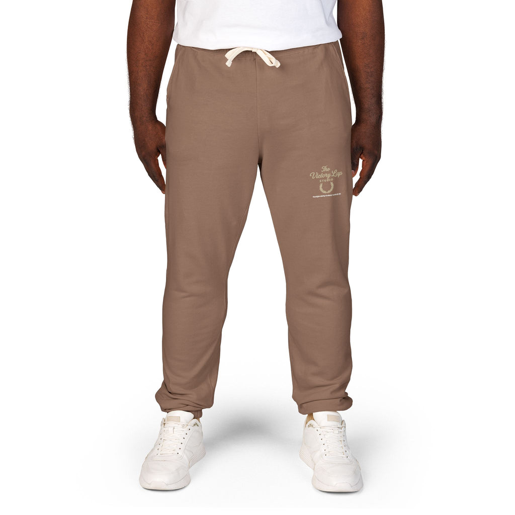 The Victory Lap Studio Anointed Threads– Garment-Dyed Fleece Joggers