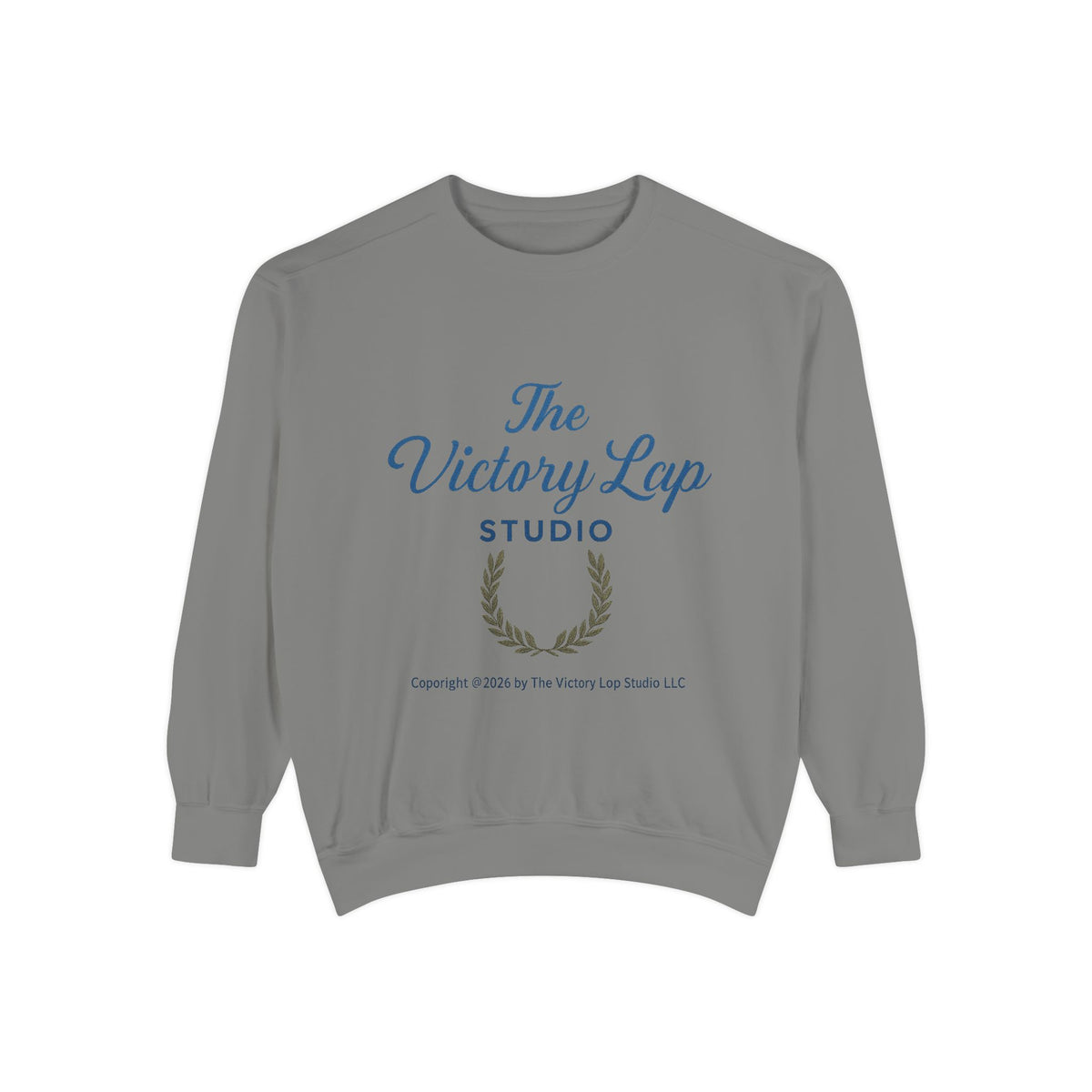 The Victory Lap Studio Anointed Threads Garment-Dyed Crewneck 