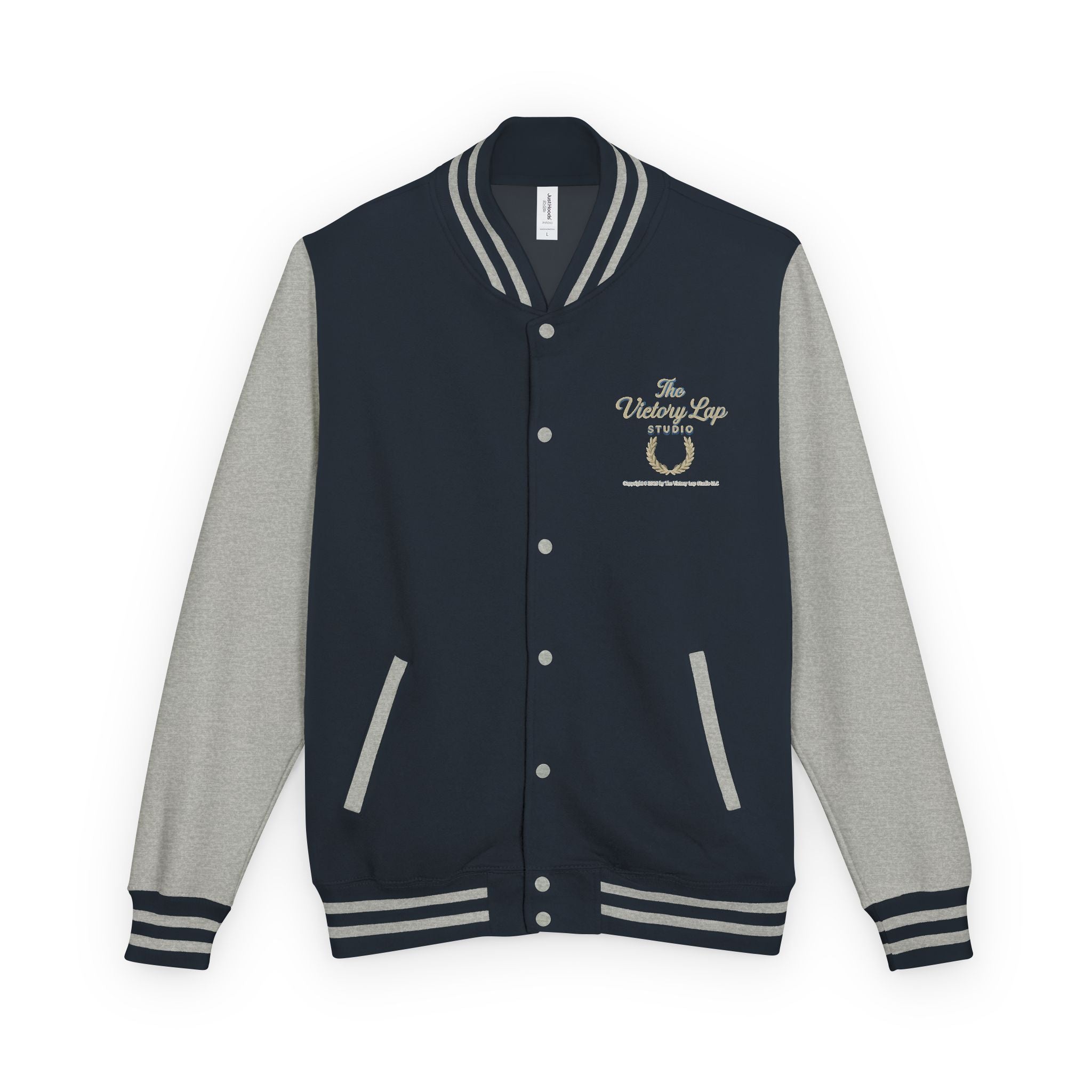 The Victory Loop Studio Anointed Threads Vintage-Varsity Jacket