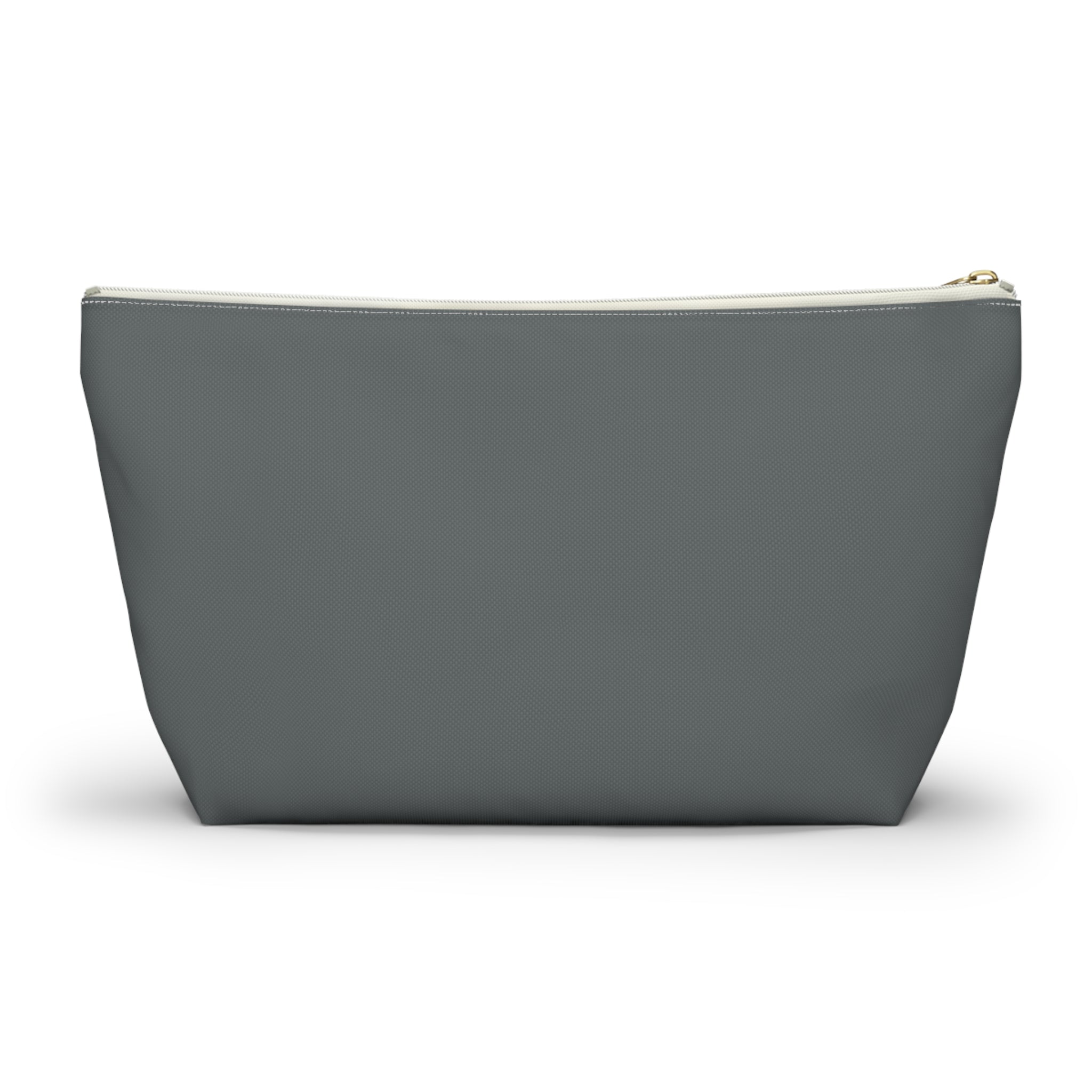 The Victory Lap Studio Accessory Pouch — Zippered T‑Bottom Makeup & Travel Bag